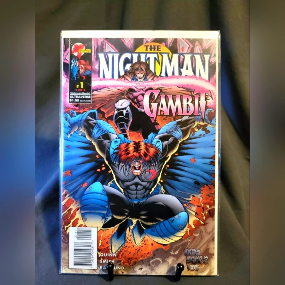 Night Man / Gambit #1 Malibu Marvel Comics Ultraverse 1996 Crossover